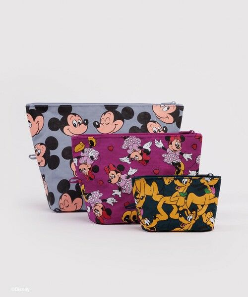 BEAUTY&YOUTH UNITED ARROWS / ビューティー&ユース ユナイテッドアローズ ポーチ | ＜BAGGU＞GO ポーチセット MICKEY、MINNIE＆PLUTO/3P（その他1）