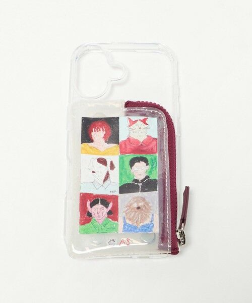 BEAUTY&YOUTH UNITED ARROWS / ビューティー&ユース ユナイテッドアローズ モバイルケース | ＜A SCENE×CONVENIENCE YOUNG＞PVC クリア ケース 17（WINE）