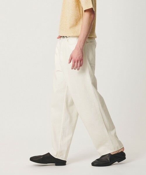 BEAUTY&YOUTH UNITED ARROWS / ビューティー&ユース ユナイテッドアローズ その他パンツ | テーパード ホワイト デニム 5ポケット パンツ NO.9 | 詳細1