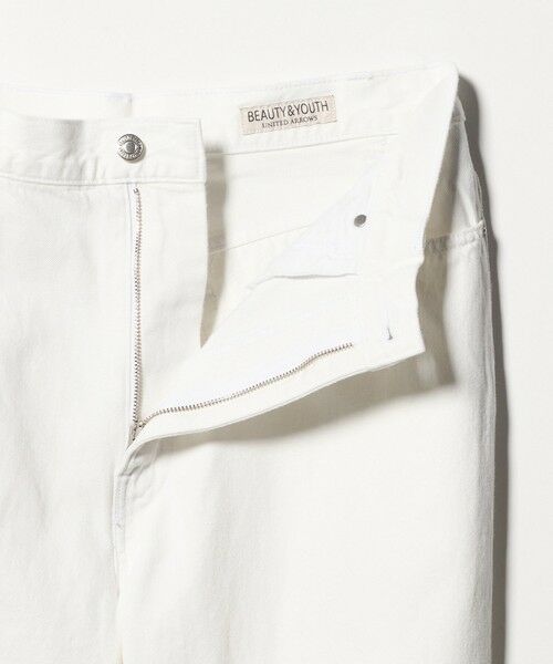 BEAUTY&YOUTH UNITED ARROWS / ビューティー&ユース ユナイテッドアローズ その他パンツ | テーパード ホワイト デニム 5ポケット パンツ NO.9 | 詳細14