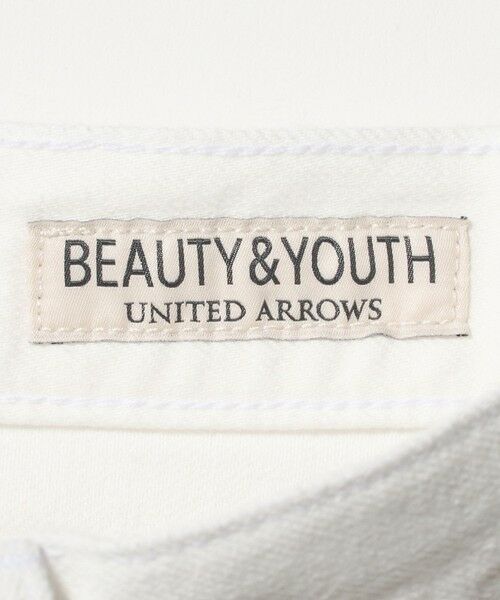BEAUTY&YOUTH UNITED ARROWS / ビューティー&ユース ユナイテッドアローズ その他パンツ | テーパード ホワイト デニム 5ポケット パンツ NO.9 | 詳細17