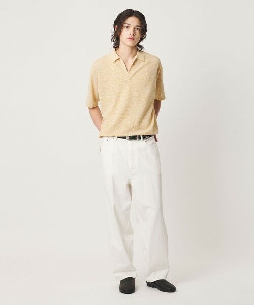 BEAUTY&YOUTH UNITED ARROWS / ビューティー&ユース ユナイテッドアローズ その他パンツ | テーパード ホワイト デニム 5ポケット パンツ NO.9 | 詳細3