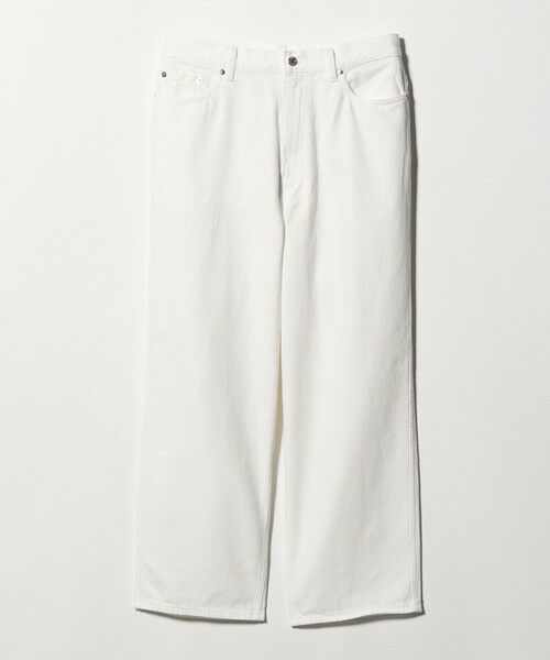BEAUTY&YOUTH UNITED ARROWS / ビューティー&ユース ユナイテッドアローズ その他パンツ | テーパード ホワイト デニム 5ポケット パンツ NO.9 | 詳細8