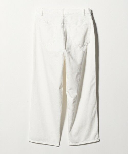 BEAUTY&YOUTH UNITED ARROWS / ビューティー&ユース ユナイテッドアローズ その他パンツ | テーパード ホワイト デニム 5ポケット パンツ NO.9 | 詳細9