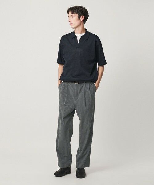 BEAUTY&YOUTH UNITED ARROWS / ビューティー&ユース ユナイテッドアローズ その他パンツ | ピンストライプ バギー スラックス NO.9 ストレッチ | 詳細9