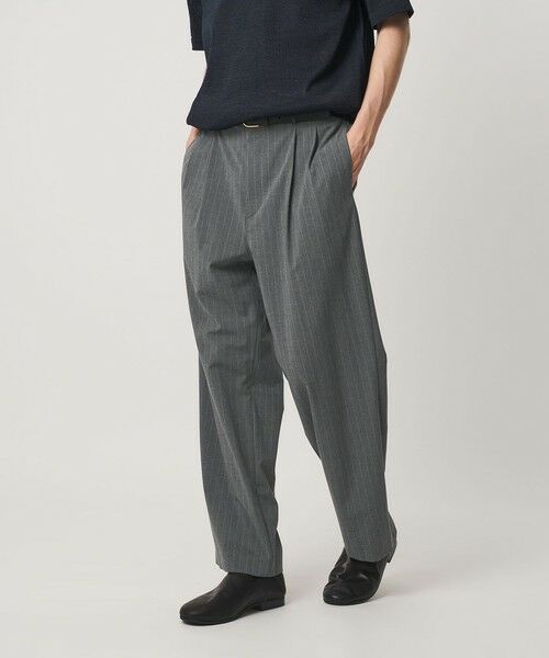BEAUTY&YOUTH UNITED ARROWS / ビューティー&ユース ユナイテッドアローズ その他パンツ | ピンストライプ バギー スラックス NO.9 ストレッチ（MD.GRAY）