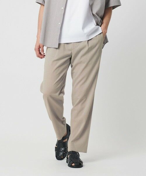 BEAUTY&YOUTH UNITED ARROWS / ビューティー&ユース ユナイテッドアローズ その他パンツ | ソアロン 1プリーツ テーパード イージー パンツ NO.5 | 詳細7