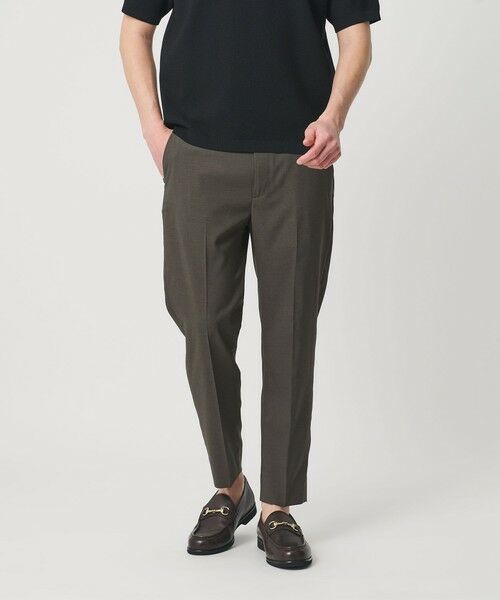 BEAUTY&YOUTH UNITED ARROWS / ビューティー&ユース ユナイテッドアローズ スラックス・ドレスパンツ | 【WEB限定 WARDROBE SMART】 Reflax スキニー クロップドパンツ（DK.GRAY）