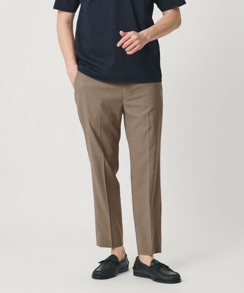 BEAUTY&YOUTH UNITED ARROWS / ビューティー&ユース ユナイテッドアローズ スラックス・ドレスパンツ | 【WEB限定 WARDROBE SMART】 Reflax スキニー クロップドパンツ（BEIGE）