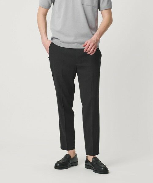 BEAUTY&YOUTH UNITED ARROWS / ビューティー&ユース ユナイテッドアローズ スラックス・ドレスパンツ | 【WEB限定 WARDROBE SMART】フラックスライク テーパード アンクルパンツ【吸水速乾・UVカット】 | 詳細1