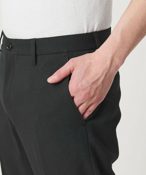 BEAUTY&YOUTH UNITED ARROWS / ビューティー&ユース ユナイテッドアローズ スラックス・ドレスパンツ | 【WEB限定 WARDROBE SMART】フラックスライク テーパード アンクルパンツ【吸水速乾・UVカット】 | 詳細10