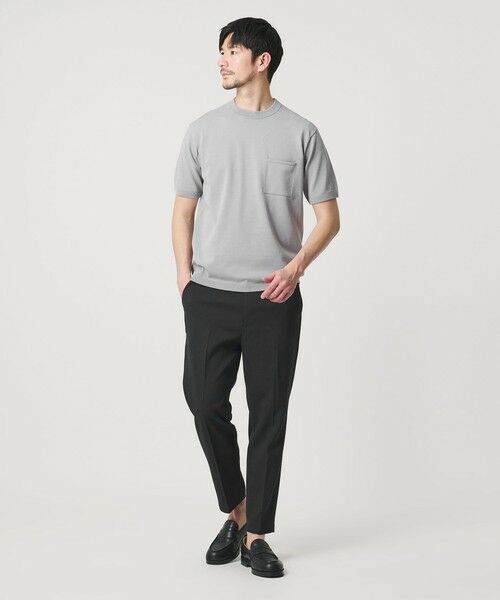 BEAUTY&YOUTH UNITED ARROWS / ビューティー&ユース ユナイテッドアローズ スラックス・ドレスパンツ | 【WEB限定 WARDROBE SMART】フラックスライク テーパード アンクルパンツ【吸水速乾・UVカット】 | 詳細3