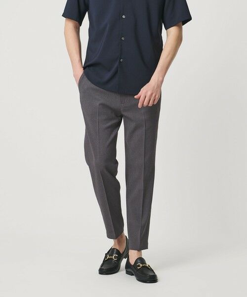 BEAUTY&YOUTH UNITED ARROWS / ビューティー&ユース ユナイテッドアローズ スラックス・ドレスパンツ | 【WEB限定 WARDROBE SMART】フラックスライク テーパード アンクルパンツ【吸水速乾・UVカット】 | 詳細13