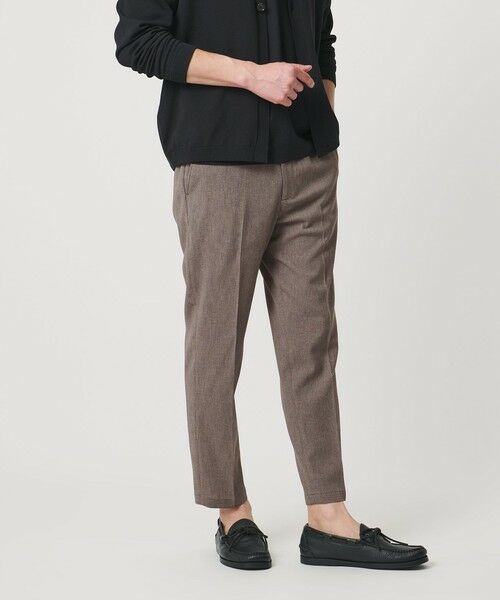 BEAUTY&YOUTH UNITED ARROWS / ビューティー&ユース ユナイテッドアローズ スラックス・ドレスパンツ | 【WEB限定 WARDROBE SMART】フラックスライク テーパード アンクルパンツ【吸水速乾・UVカット】 | 詳細19