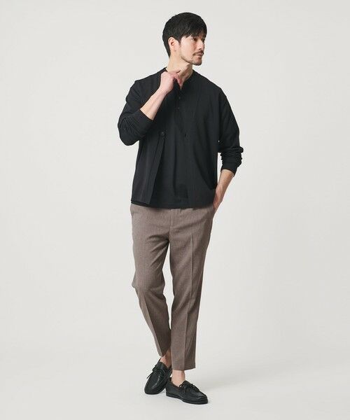 BEAUTY&YOUTH UNITED ARROWS / ビューティー&ユース ユナイテッドアローズ スラックス・ドレスパンツ | 【WEB限定 WARDROBE SMART】フラックスライク テーパード アンクルパンツ【吸水速乾・UVカット】 | 詳細20