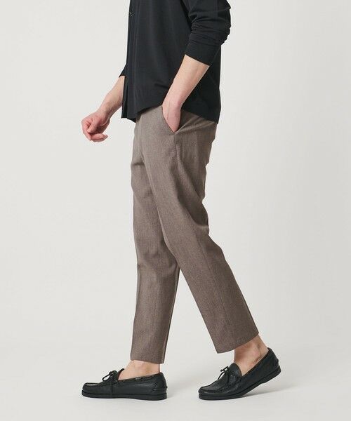 BEAUTY&YOUTH UNITED ARROWS / ビューティー&ユース ユナイテッドアローズ スラックス・ドレスパンツ | 【WEB限定 WARDROBE SMART】フラックスライク テーパード アンクルパンツ【吸水速乾・UVカット】 | 詳細18