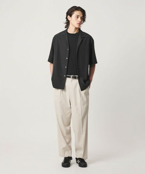 BEAUTY&YOUTH UNITED ARROWS / ビューティー&ユース ユナイテッドアローズ シャツ・ブラウス | ドレーピー ディープ オープンカラー シャツ GRANDE型 | 詳細1