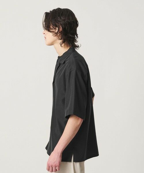 BEAUTY&YOUTH UNITED ARROWS / ビューティー&ユース ユナイテッドアローズ シャツ・ブラウス | ドレーピー ディープ オープンカラー シャツ GRANDE型 | 詳細3