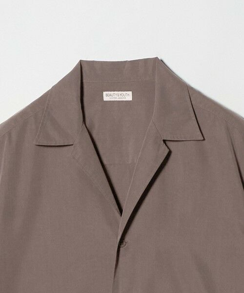 BEAUTY&YOUTH UNITED ARROWS / ビューティー&ユース ユナイテッドアローズ シャツ・ブラウス | ドレーピー ディープ オープンカラー シャツ GRANDE型 | 詳細14