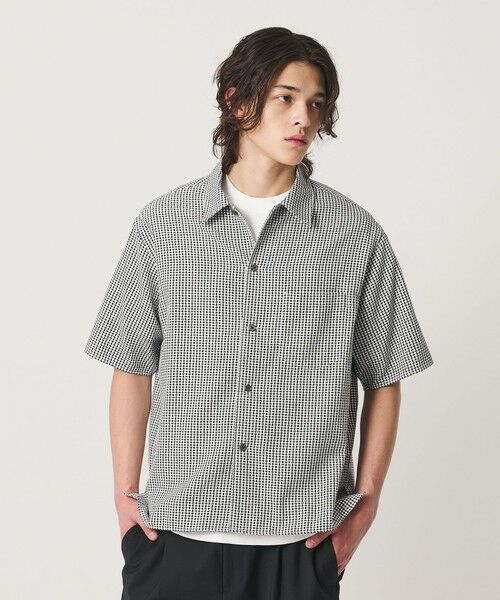 BEAUTY&YOUTH UNITED ARROWS / ビューティー&ユース ユナイテッドアローズ シャツ・ブラウス | コクーン ドビー キャンプカラー シャツ GRANDE型 | 詳細1