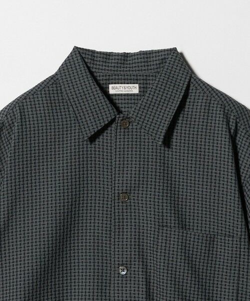 BEAUTY&YOUTH UNITED ARROWS / ビューティー&ユース ユナイテッドアローズ シャツ・ブラウス | コクーン ドビー キャンプカラー シャツ GRANDE型 | 詳細4