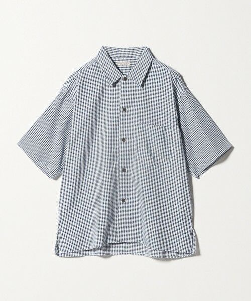 BEAUTY&YOUTH UNITED ARROWS / ビューティー&ユース ユナイテッドアローズ シャツ・ブラウス | コクーン ドビー キャンプカラー シャツ GRANDE型（ROYAL）