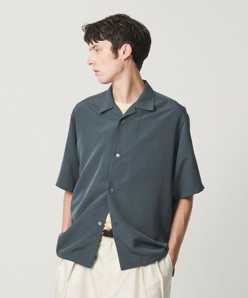 BEAUTY&YOUTH UNITED ARROWS / ビューティー&ユース ユナイテッドアローズ シャツ・ブラウス | シルキータッチ ナロー オープンカラー シャツ FORM型 | 詳細10