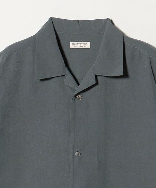 BEAUTY&YOUTH UNITED ARROWS / ビューティー&ユース ユナイテッドアローズ シャツ・ブラウス | シルキータッチ ナロー オープンカラー シャツ FORM型 | 詳細9