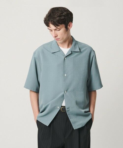 BEAUTY&YOUTH UNITED ARROWS / ビューティー&ユース ユナイテッドアローズ シャツ・ブラウス | シルキータッチ ナロー オープンカラー シャツ FORM型 | 詳細28