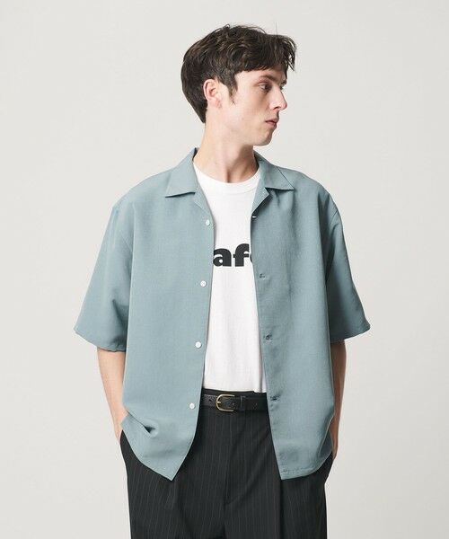 BEAUTY&YOUTH UNITED ARROWS / ビューティー&ユース ユナイテッドアローズ シャツ・ブラウス | シルキータッチ ナロー オープンカラー シャツ FORM型 | 詳細25