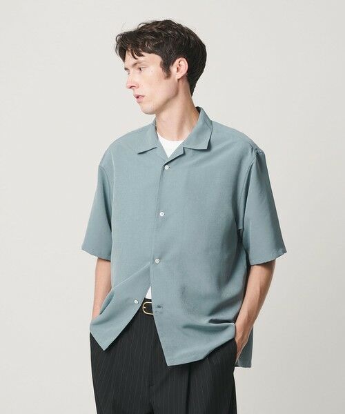 BEAUTY&YOUTH UNITED ARROWS / ビューティー&ユース ユナイテッドアローズ シャツ・ブラウス | シルキータッチ ナロー オープンカラー シャツ FORM型 | 詳細26
