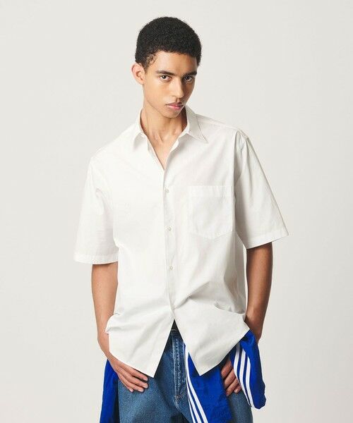 BEAUTY&YOUTH UNITED ARROWS / ビューティー&ユース ユナイテッドアローズ シャツ・ブラウス | HI-LINE 120/2 スーピマ ブロード レギュラー ショートスリーブ シャツ | 詳細1