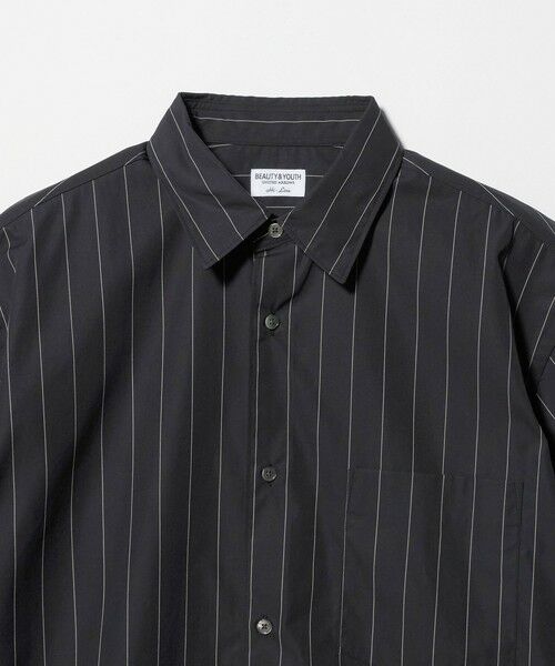 BEAUTY&YOUTH UNITED ARROWS / ビューティー&ユース ユナイテッドアローズ シャツ・ブラウス | HI-LINE 120/2 スーピマ ブロード レギュラー ショートスリーブ シャツ | 詳細7