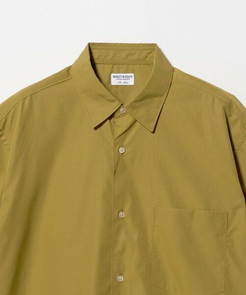 BEAUTY&YOUTH UNITED ARROWS / ビューティー&ユース ユナイテッドアローズ シャツ・ブラウス | HI-LINE 120/2 スーピマ ブロード レギュラー ショートスリーブ シャツ | 詳細13