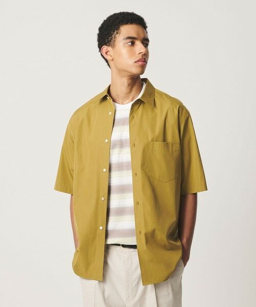 BEAUTY&YOUTH UNITED ARROWS / ビューティー&ユース ユナイテッドアローズ シャツ・ブラウス | HI-LINE 120/2 スーピマ ブロード レギュラー ショートスリーブ シャツ | 詳細10