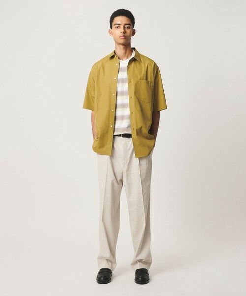 BEAUTY&YOUTH UNITED ARROWS / ビューティー&ユース ユナイテッドアローズ シャツ・ブラウス | HI-LINE 120/2 スーピマ ブロード レギュラー ショートスリーブ シャツ | 詳細11