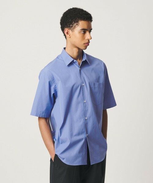 BEAUTY&YOUTH UNITED ARROWS / ビューティー&ユース ユナイテッドアローズ シャツ・ブラウス | HI-LINE 120/2 スーピマ ブロード レギュラー ショートスリーブ シャツ | 詳細15