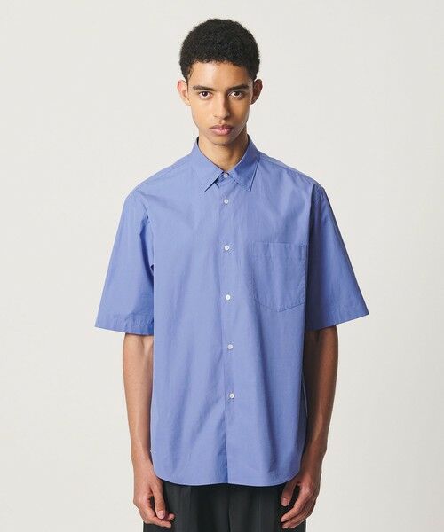 BEAUTY&YOUTH UNITED ARROWS / ビューティー&ユース ユナイテッドアローズ シャツ・ブラウス | HI-LINE 120/2 スーピマ ブロード レギュラー ショートスリーブ シャツ | 詳細17