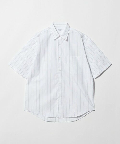 BEAUTY&YOUTH UNITED ARROWS / ビューティー&ユース ユナイテッドアローズ シャツ・ブラウス | HI-LINE 120/2 スーピマ ブロード レギュラー ショートスリーブ シャツ（NAVY）
