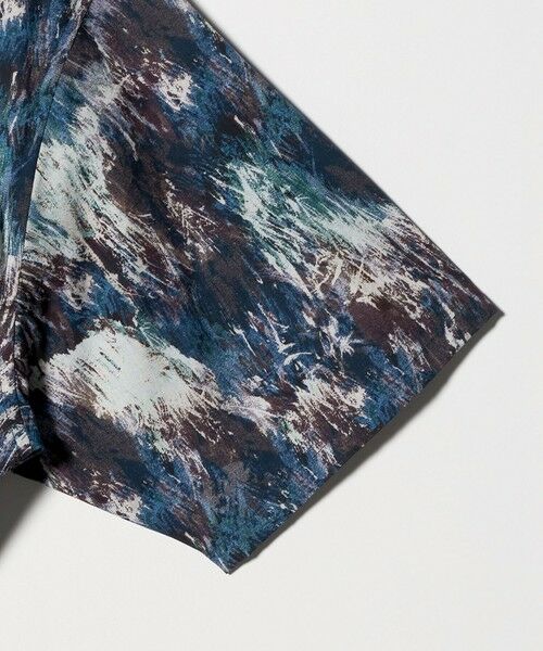 BEAUTY&YOUTH UNITED ARROWS / ビューティー&ユース ユナイテッドアローズ シャツ・ブラウス | ロンシャン ブラッシュド パターン キャンプ シャツ GRANDE型 | 詳細11