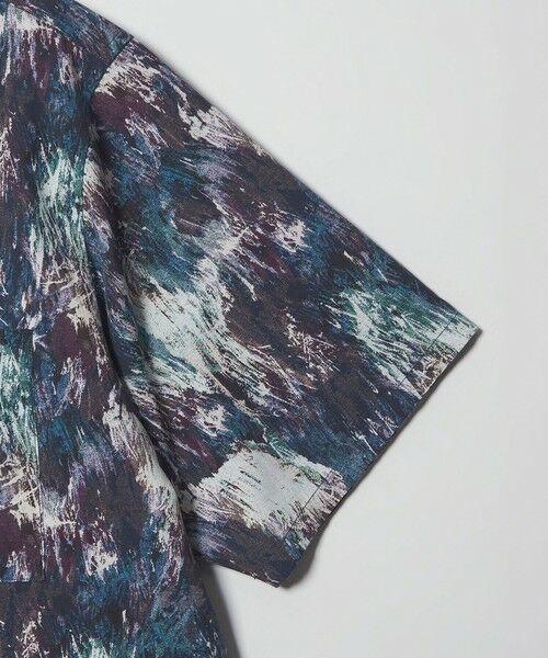 BEAUTY&YOUTH UNITED ARROWS / ビューティー&ユース ユナイテッドアローズ シャツ・ブラウス | ロンシャン ブラッシュド パターン キャンプ シャツ GRANDE型 | 詳細3