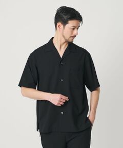 【WEB限定 WARDROBE SMART】 Reflax オープンカラー シャツ
