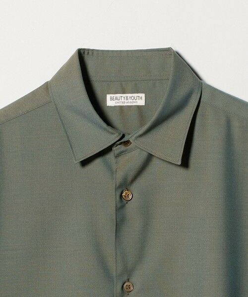 BEAUTY&YOUTH UNITED ARROWS / ビューティー&ユース ユナイテッドアローズ シャツ・ブラウス | 尾州 TW レギュラー ショートスリーブ シャツ GRANDE TAPERD型 ウォッシャブル MADE IN JAPAN | 詳細4