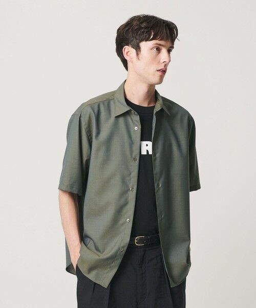 BEAUTY&YOUTH UNITED ARROWS / ビューティー&ユース ユナイテッドアローズ シャツ・ブラウス | 尾州 TW レギュラー ショートスリーブ シャツ GRANDE TAPERD型 ウォッシャブル MADE IN JAPAN | 詳細1