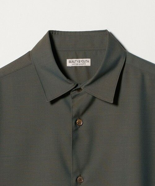 BEAUTY&YOUTH UNITED ARROWS / ビューティー&ユース ユナイテッドアローズ シャツ・ブラウス | 尾州 TW レギュラー ショートスリーブ シャツ GRANDE TAPERD型 ウォッシャブル MADE IN JAPAN | 詳細1