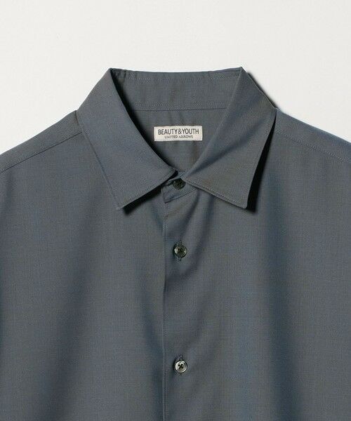 BEAUTY&YOUTH UNITED ARROWS / ビューティー&ユース ユナイテッドアローズ シャツ・ブラウス | 尾州 TW レギュラー ショートスリーブ シャツ GRANDE TAPERD型 ウォッシャブル MADE IN JAPAN | 詳細4
