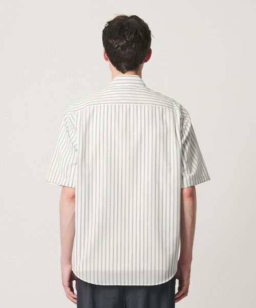 BEAUTY&YOUTH UNITED ARROWS / ビューティー&ユース ユナイテッドアローズ シャツ・ブラウス | 尾州 ストライプ レギュラー ショートスリーブ シャツ GRANDE TAPERD型 ウォッシャブル MADE IN JAPAN | 詳細7