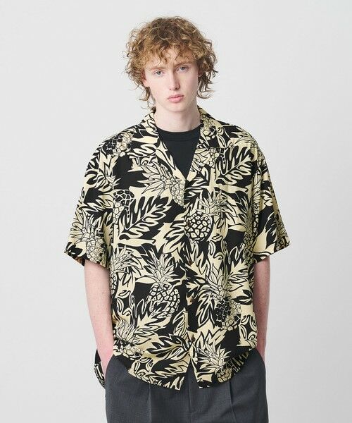 BEAUTY&YOUTH UNITED ARROWS / ビューティー&ユース ユナイテッドアローズ シャツ・ブラウス | ＜TWO PALMS＞ WILD PINEAPPLE ショートスリーブ シャツ（BLACK）