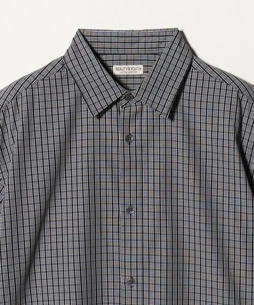 BEAUTY&YOUTH UNITED ARROWS / ビューティー&ユース ユナイテッドアローズ シャツ・ブラウス | チェック ショートスリーブ レギュラー シャツ FORM型 | 詳細3