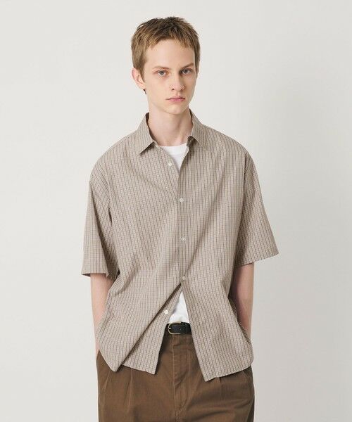 BEAUTY&YOUTH UNITED ARROWS / ビューティー&ユース ユナイテッドアローズ シャツ・ブラウス | チェック ショートスリーブ レギュラー シャツ FORM型 | 詳細6